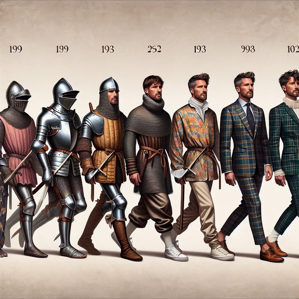 Moda Masculina Através dos Séculos: Da Armadura ao Streetwear